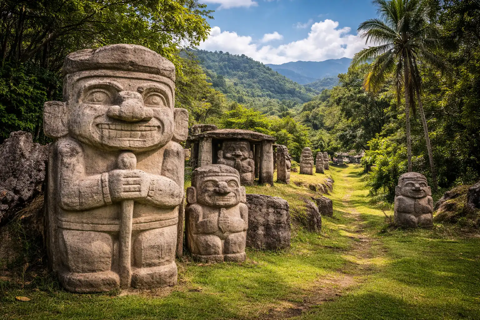 San Agustín : mystères archéologiques et statues millénaires