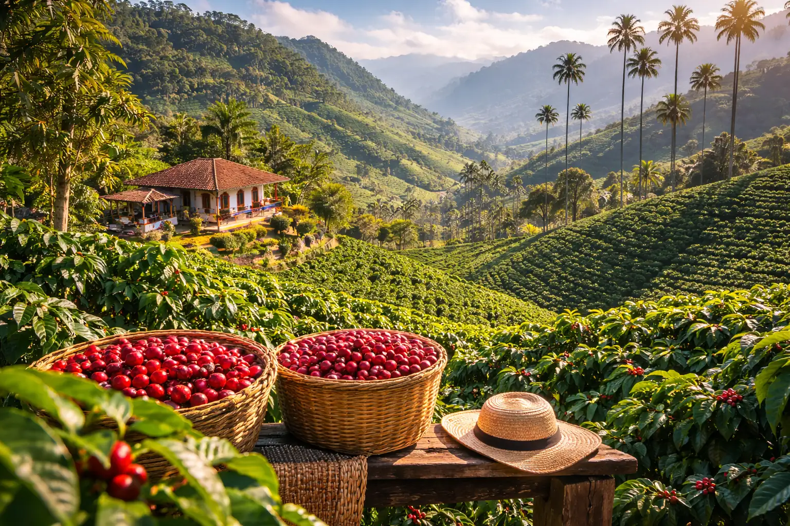 La route du café en Colombie