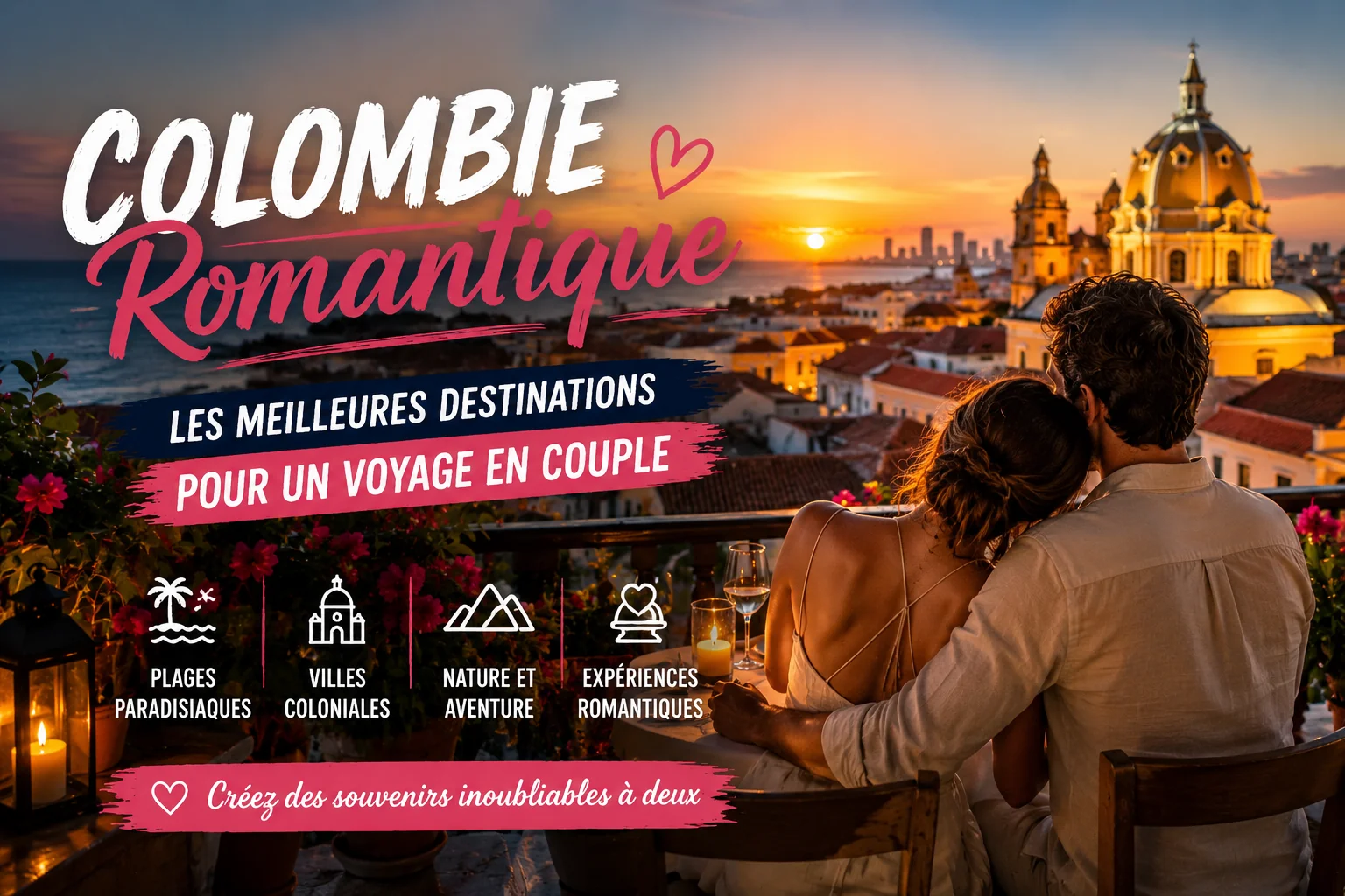 Choisir la Colombie pour un voyage en couple